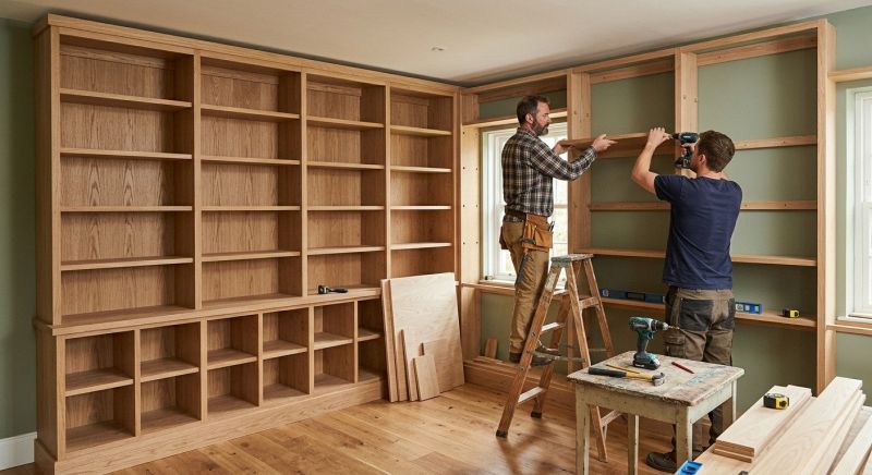 Bookshelves Installation in Winston Salem, NC