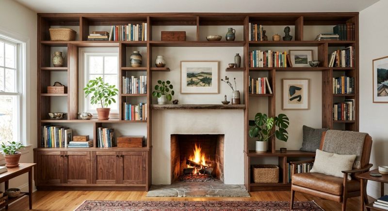 Fireplace Shelves Installation in Annapolis, MD
